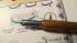 Dip pen qalam with left oblique nib for Arabic,Farsi calligraphy Gold plated nib
